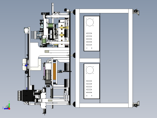 自动焊锡机设备模型右视缩略图