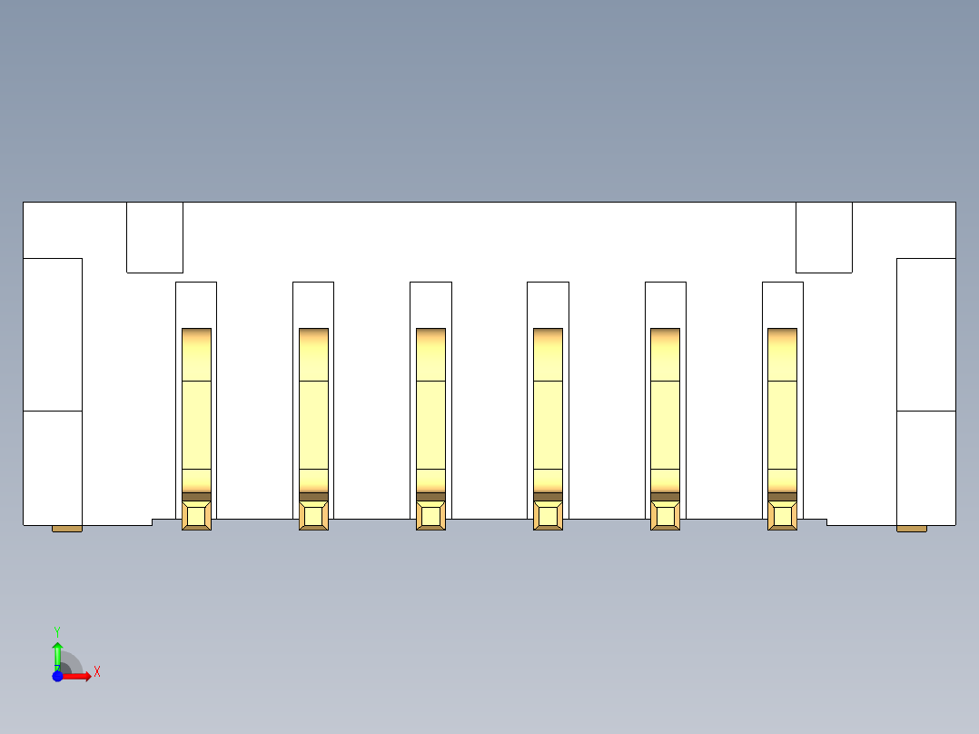 JST-S6B-PH-SM4-TB前视图