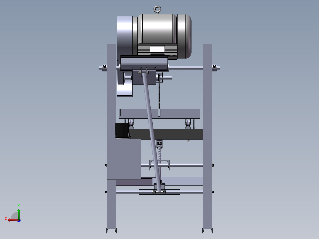 自力式控制器后视图