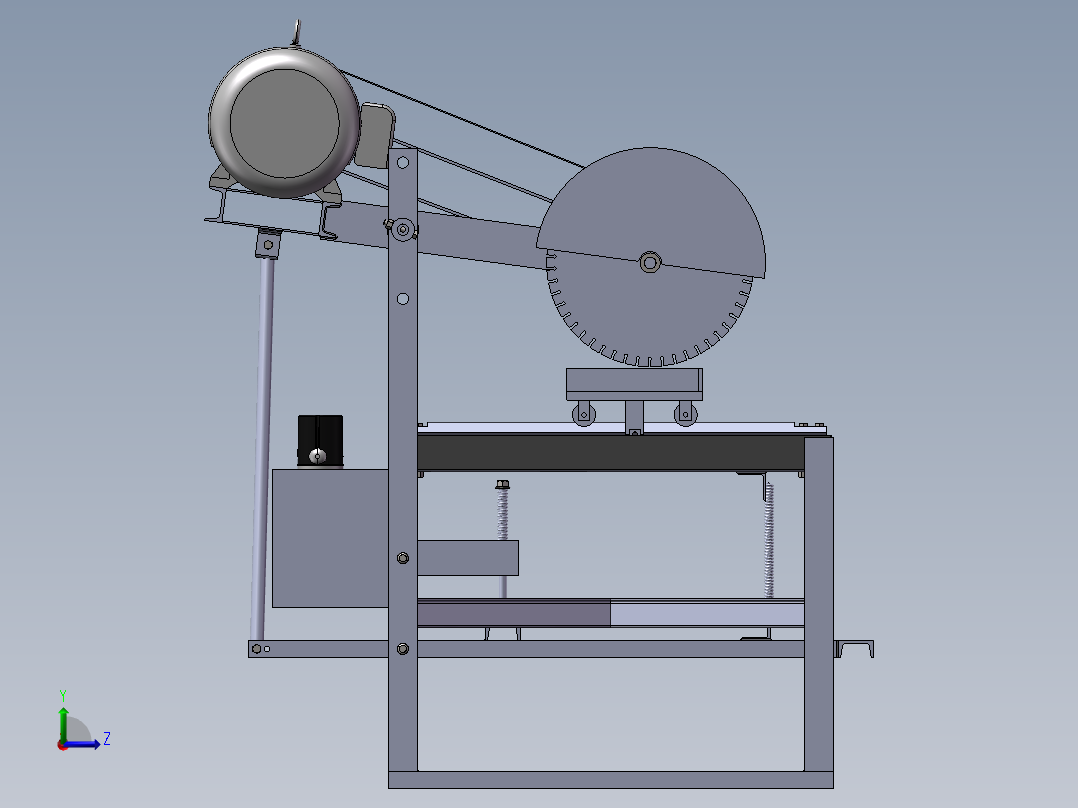 自力式控制器左视图