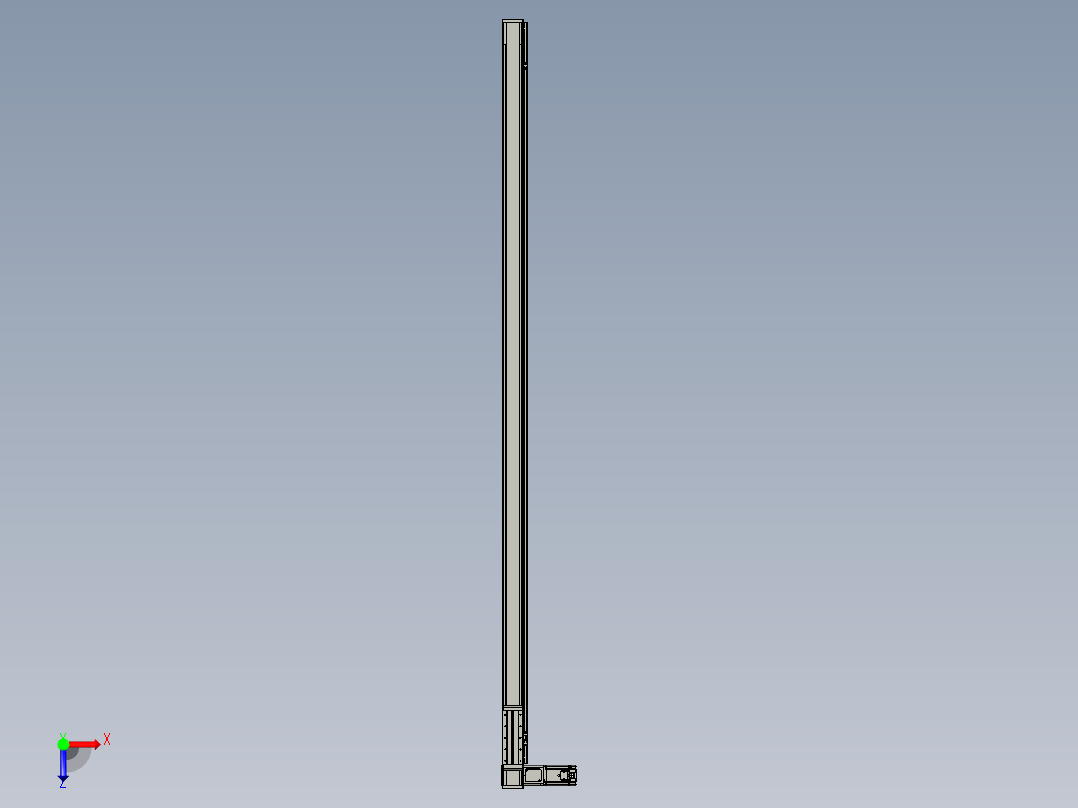 欧规系列-LB8-L150-S2600-BL-ZP75-C3俯视图