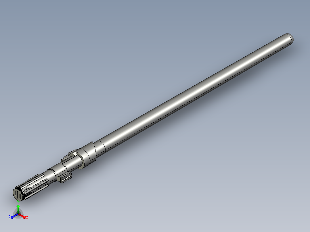 卢克天行者光剑正等轴测图