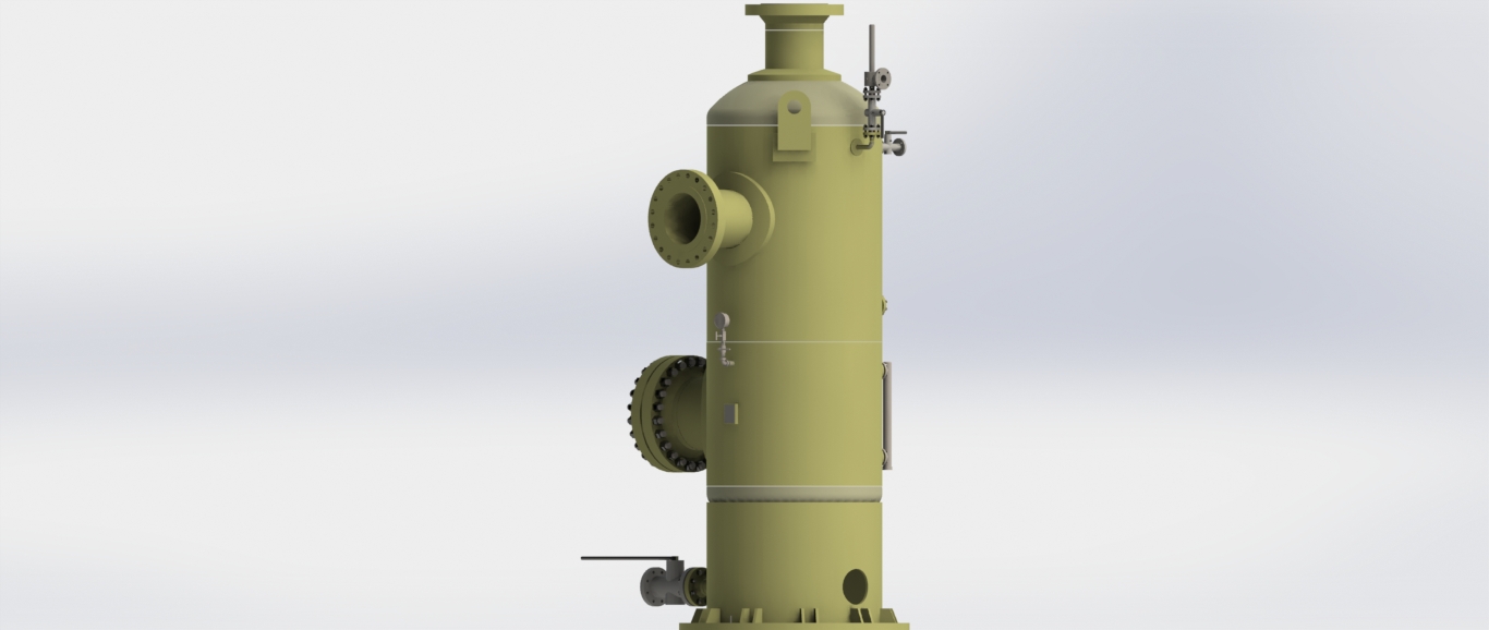 带旋风管的洗涤器可用于CGS加油站并过滤气体