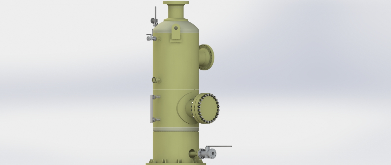 带旋风管的洗涤器可用于CGS加油站并过滤气体