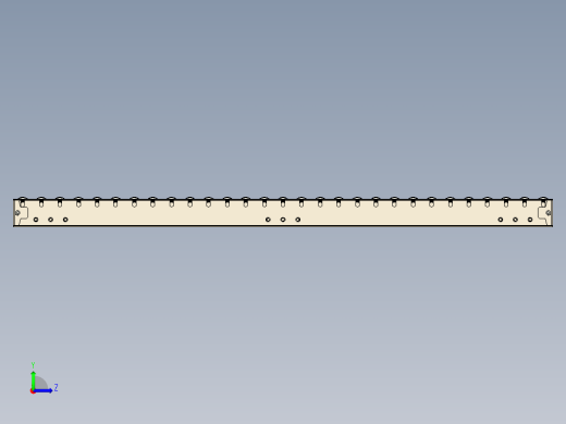 重力滚筒输送机模块gravity-roller-conveyor-module-igs stp左视缩略图