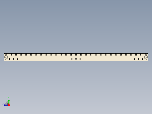 重力滚筒输送机模块gravity-roller-conveyor-module-igs stp右视缩略图