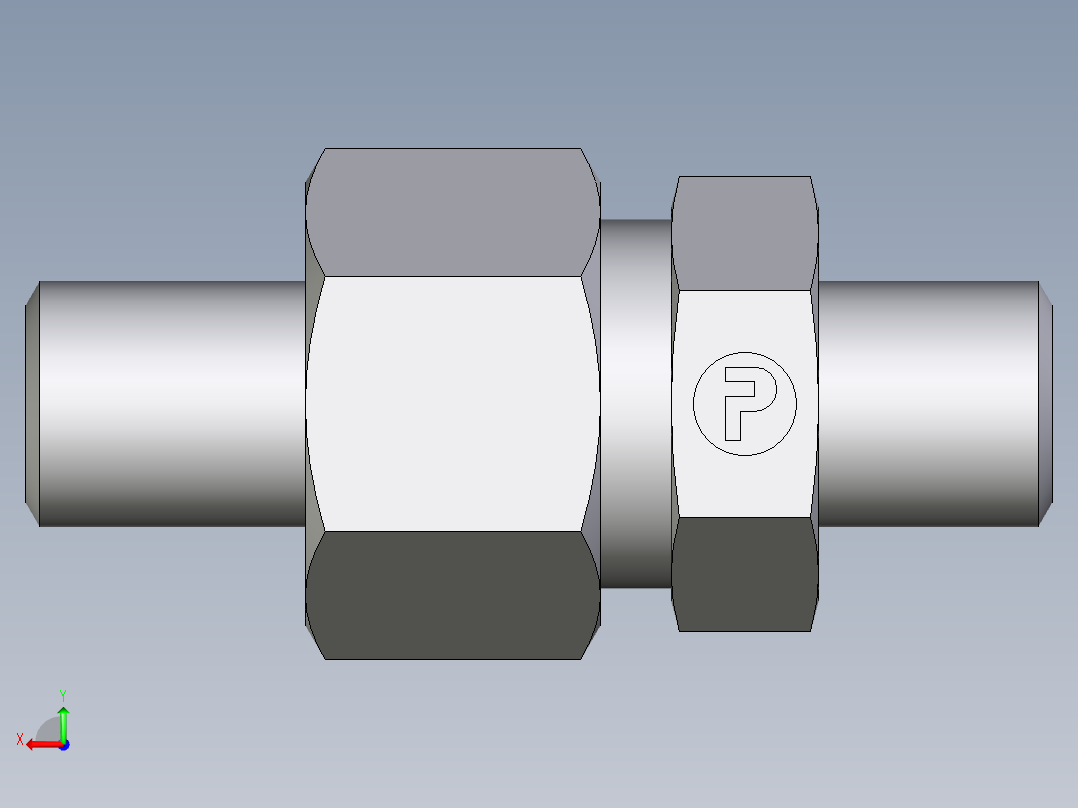 卡套式工业通用硬管接头EO_Weld_fitting_for_tubes_ASK620X3S后视图