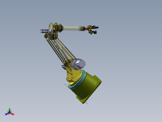 机械臂模型正等轴测缩略图