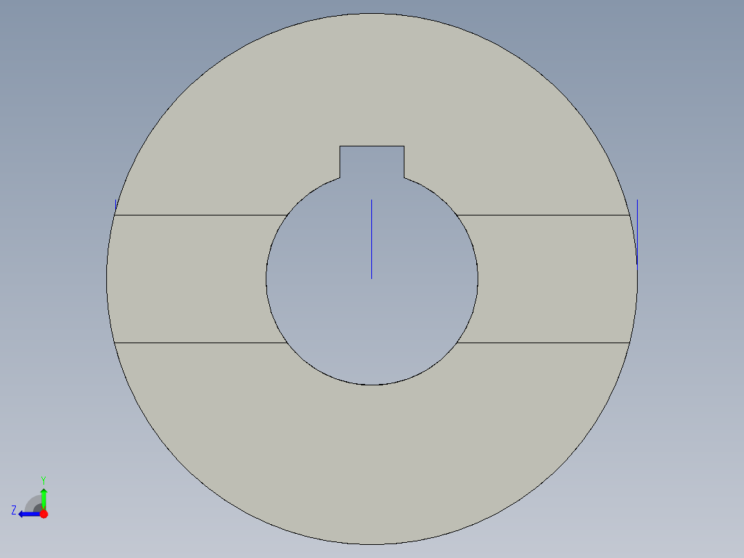 联轴器proe模型93899==20右视图