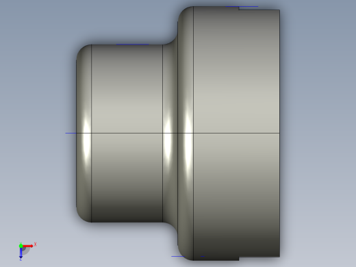 联轴器proe模型93899==20俯视缩略图
