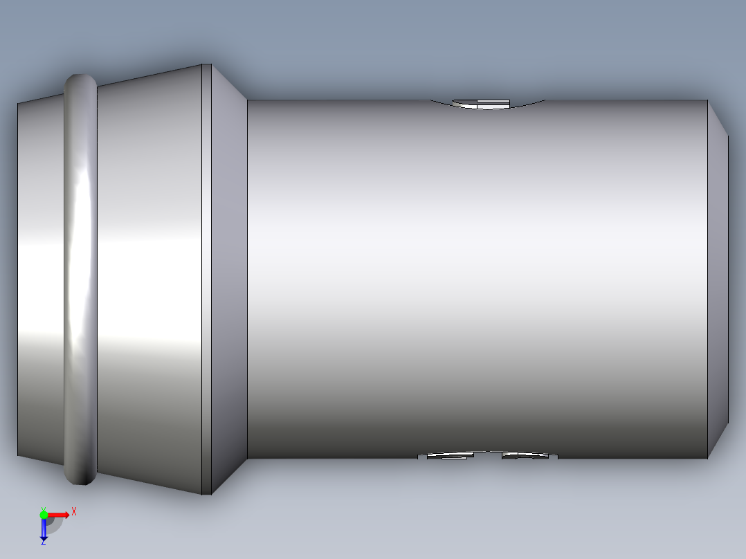 卡套式工业通用硬管接头EO_Schweisskegel_SKA25X5俯视图