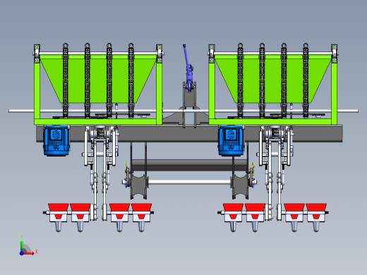大蒜播种机前视缩略图