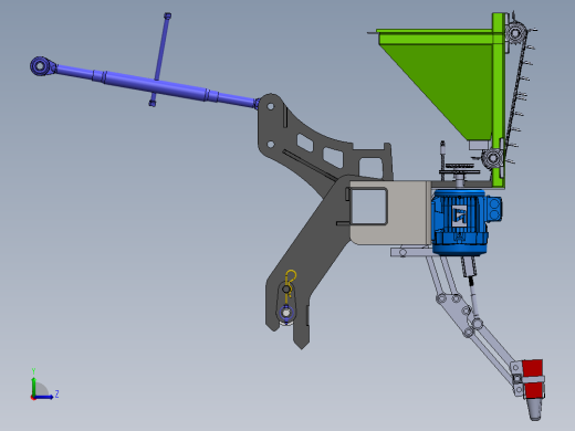 大蒜播种机左视缩略图