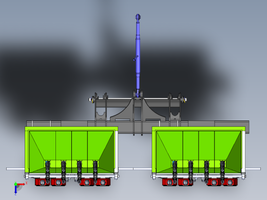 大蒜播种机俯视缩略图