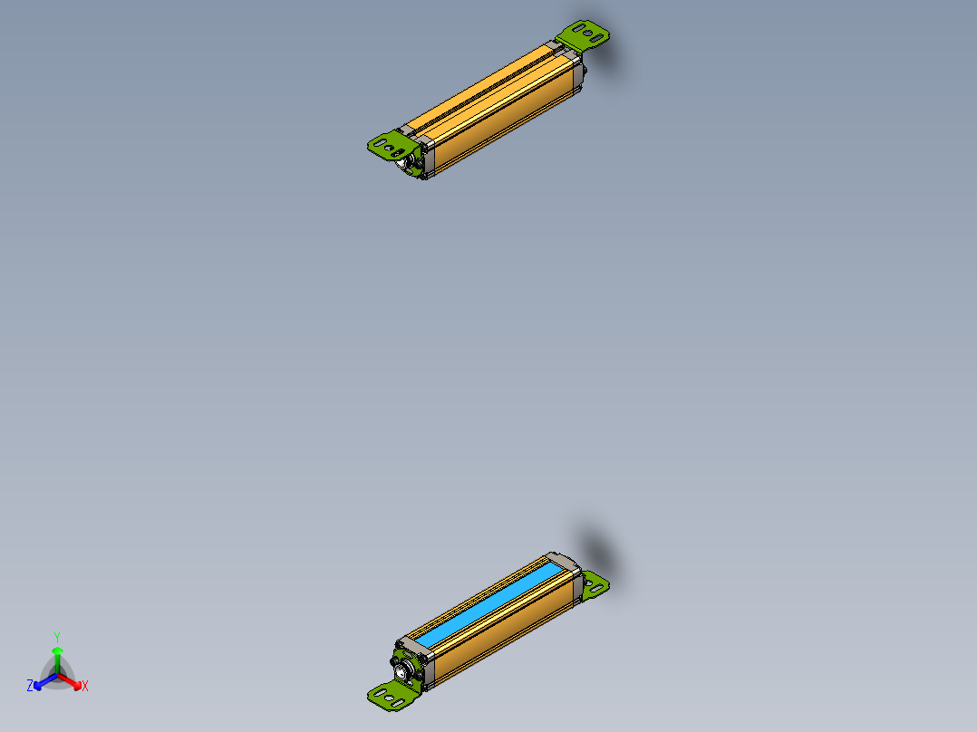 安全_区域传感器H2EL1210_30_30_3D正等轴测图