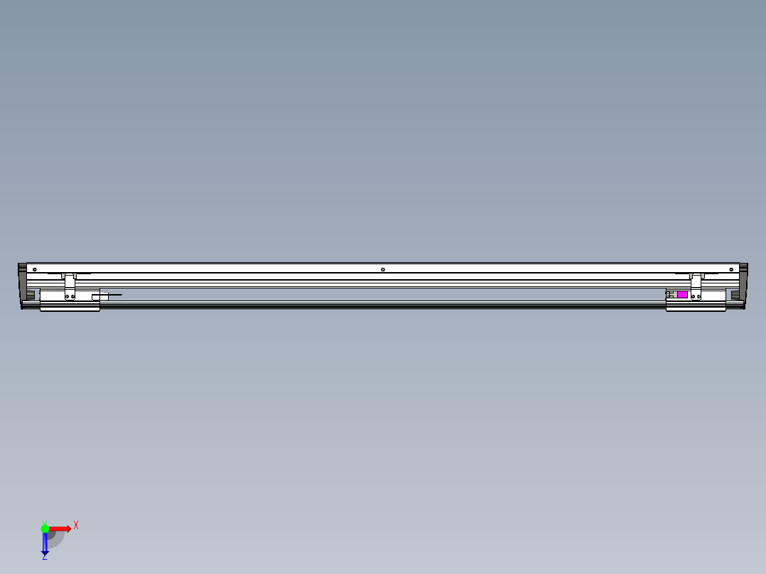 威洛博VL系列3d模型模组2VL17E1Y-S1000俯视图