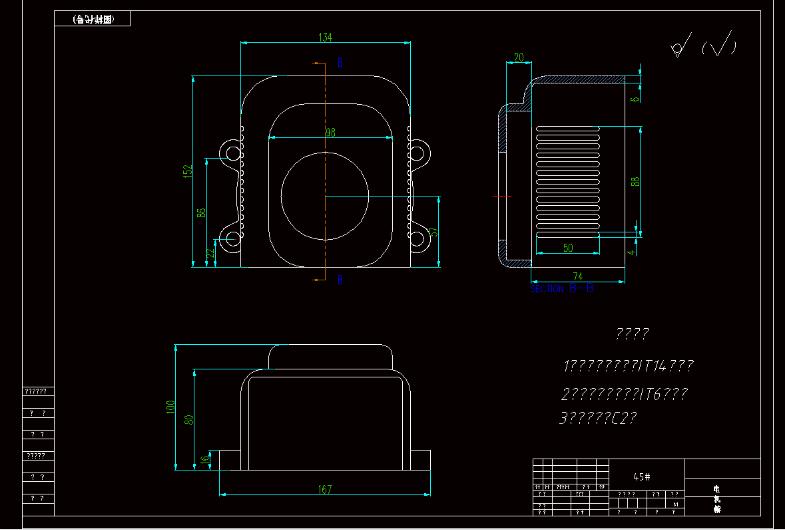 XO1-手持式高枝锯CAD毕业设计图纸CAD990805