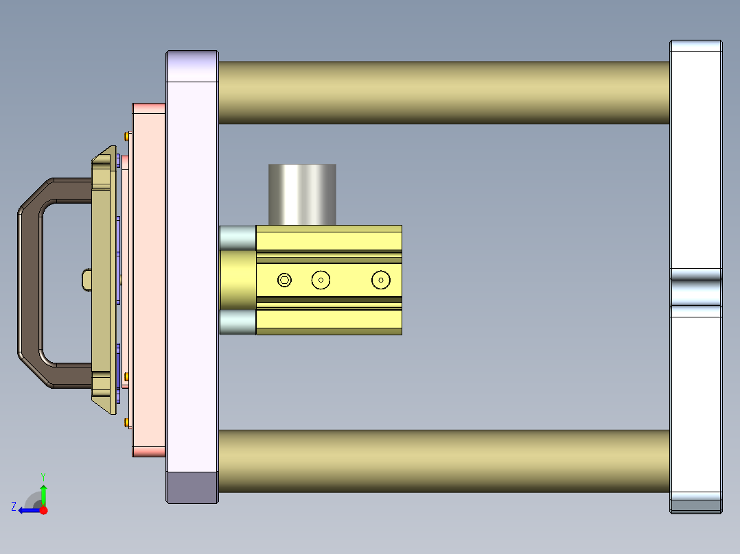 WATCH-手表CNC工装夹具三维模型CNC4-0701右视图