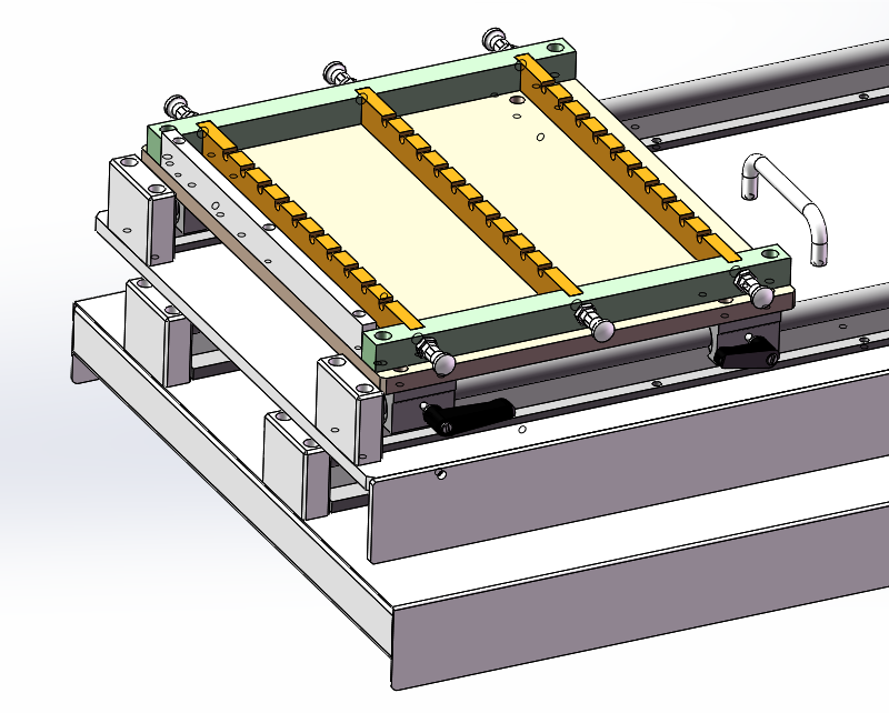 喷码机模具台架（sw18可编辑+工程图+bom）