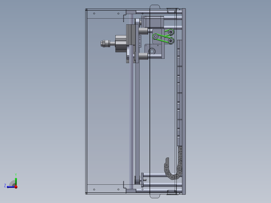 应变片打磨机sw18可编辑右视图