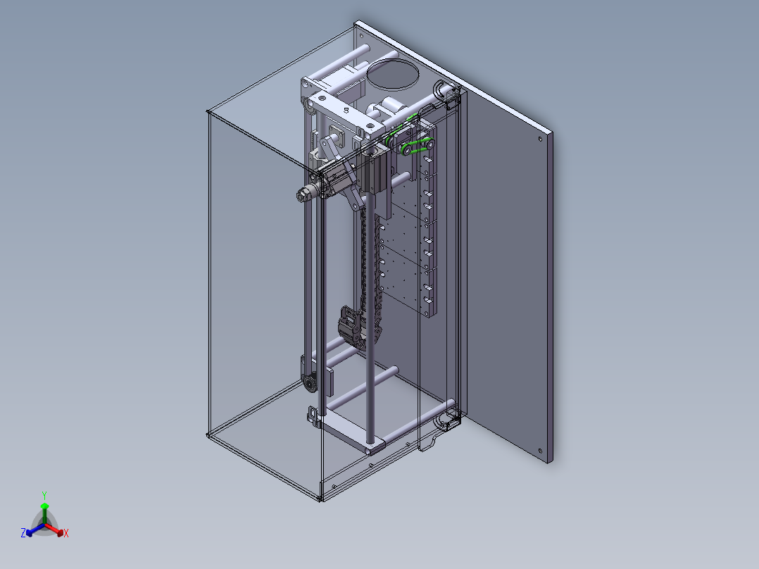 应变片打磨机sw18可编辑正等轴测图