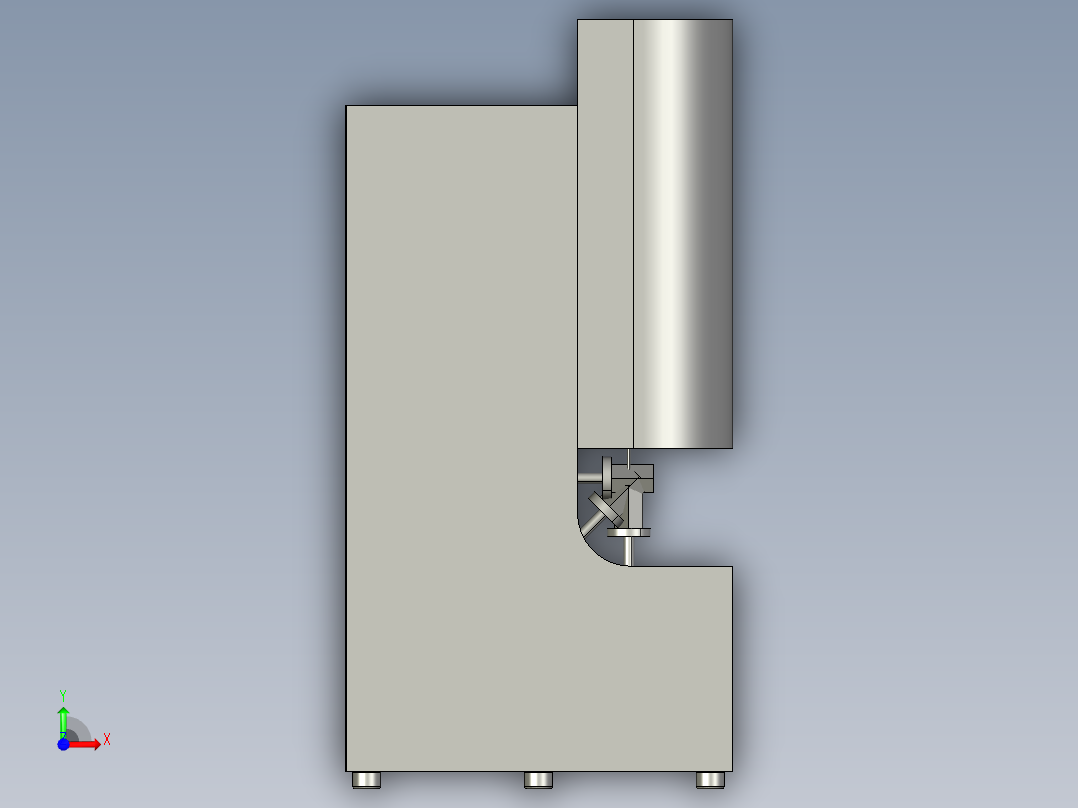 缺陷检测测试仪step前视图