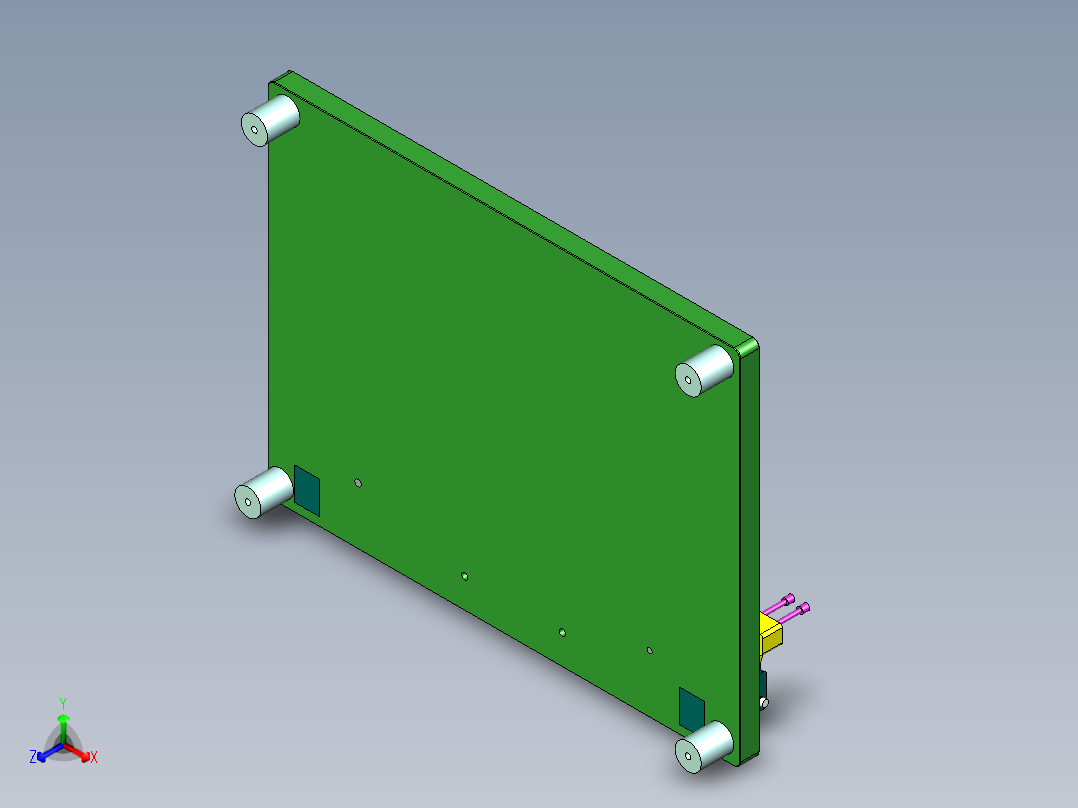 笔记本外壳螺丝孔位位置度检具模型图纸