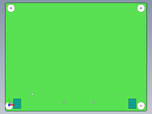 笔记本外壳螺丝孔位位置度检具模型图纸前视缩略图