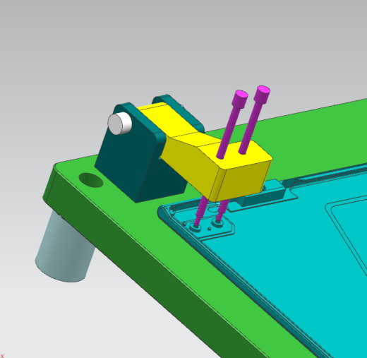 笔记本外壳螺丝孔位位置度检具模型图纸缩略图