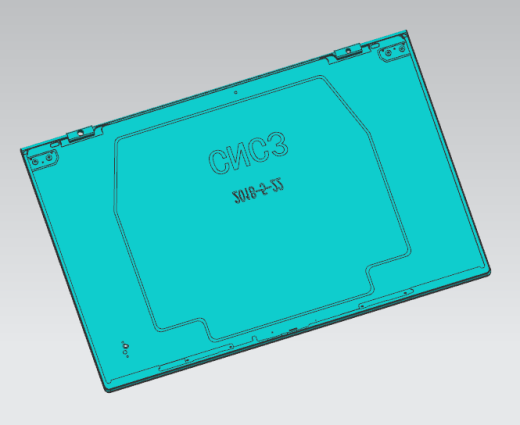 笔记本外壳螺丝孔位位置度检具模型图纸缩略图