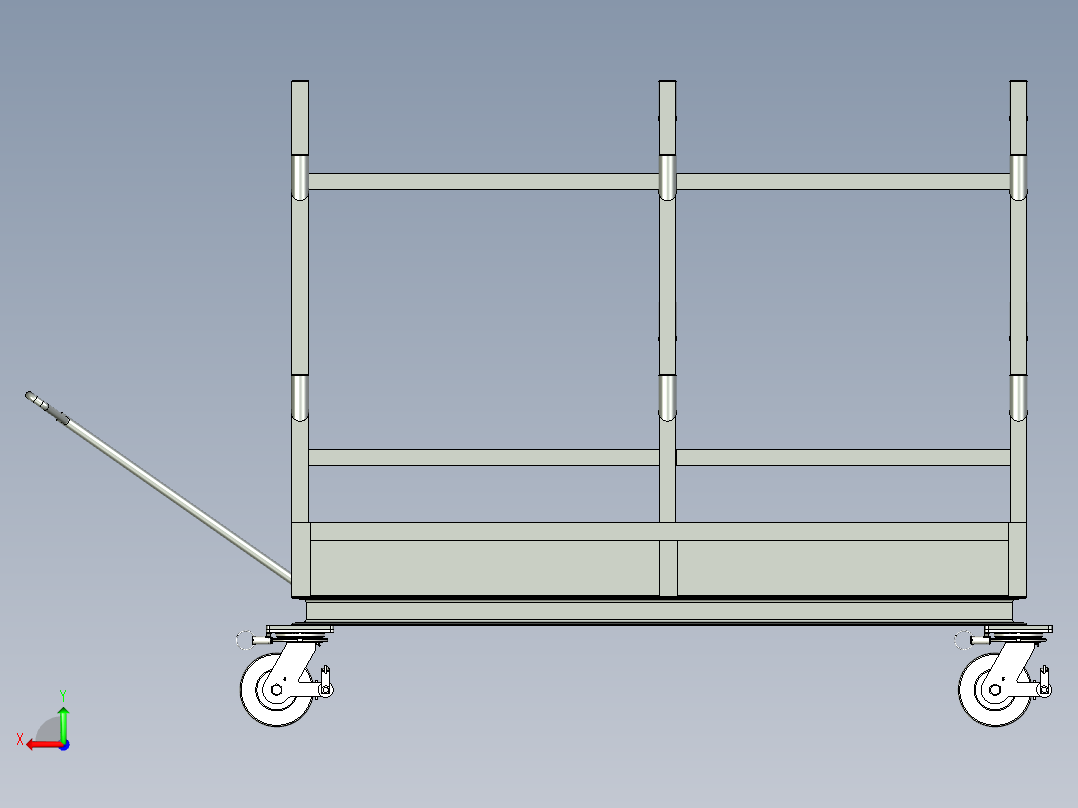 A0002473-管道处理架运输车后视图