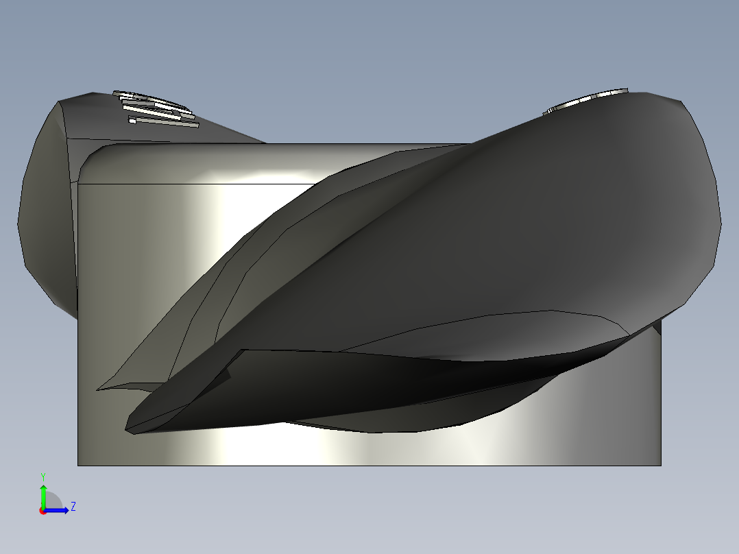 螺旋桨(12)左视图