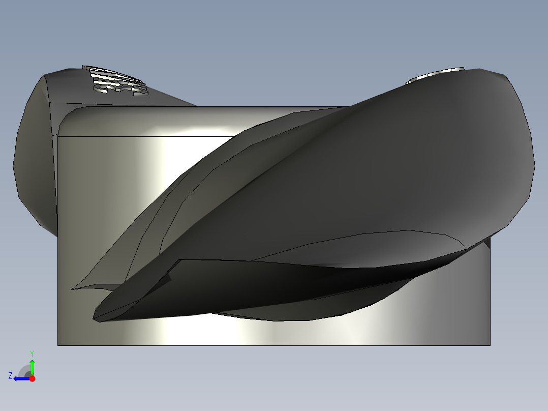 螺旋桨(12)右视图