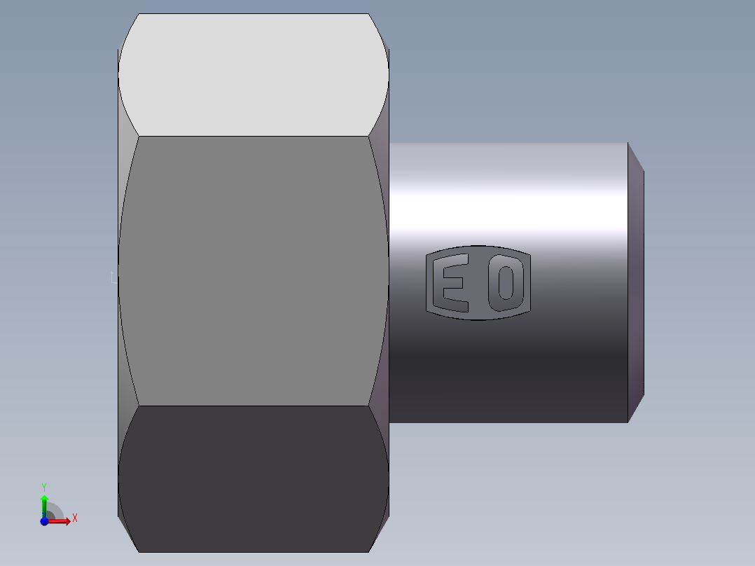 90度焊接接头、SKA30X6-前视图