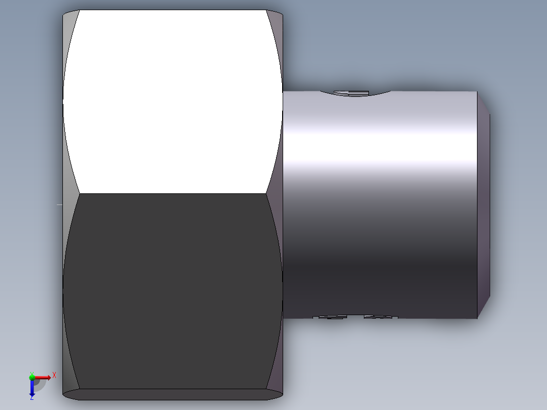 90度焊接接头、SKA30X6-俯视图