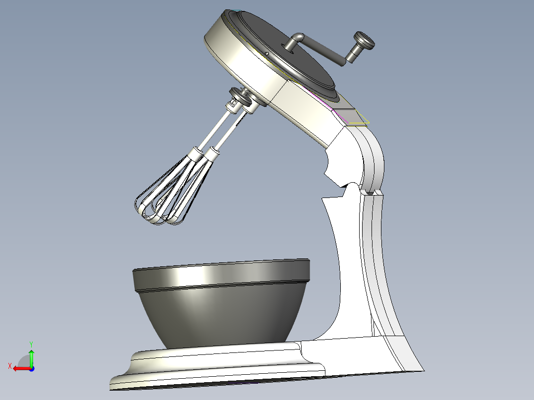 A2004405-手动搅拌器后视图
