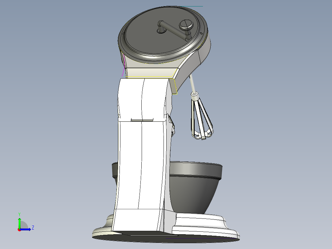 A2004405-手动搅拌器左视图