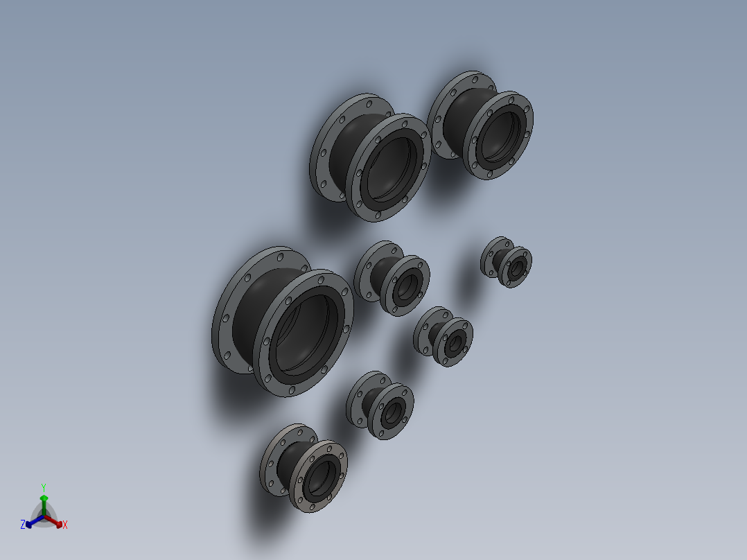 接插件(16)正等轴测图