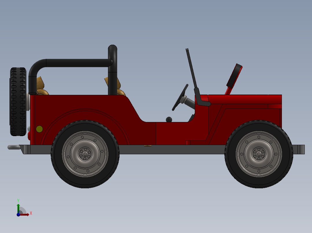 A3003842-吉普车 2020前视图