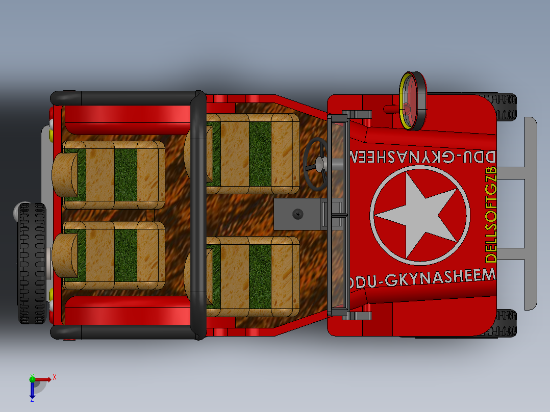 A3003842-吉普车 2020俯视图