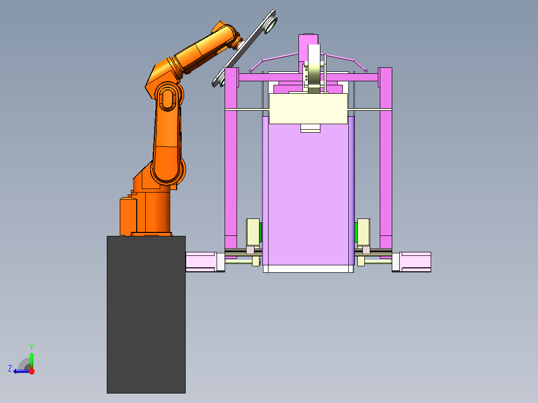 SJ-3490 电商快件全自动封箱机右视图