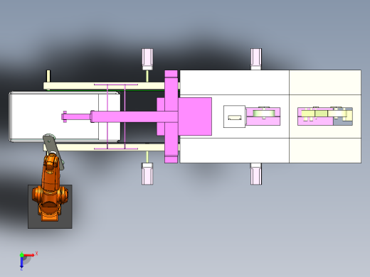 SJ-3490 电商快件全自动封箱机俯视缩略图