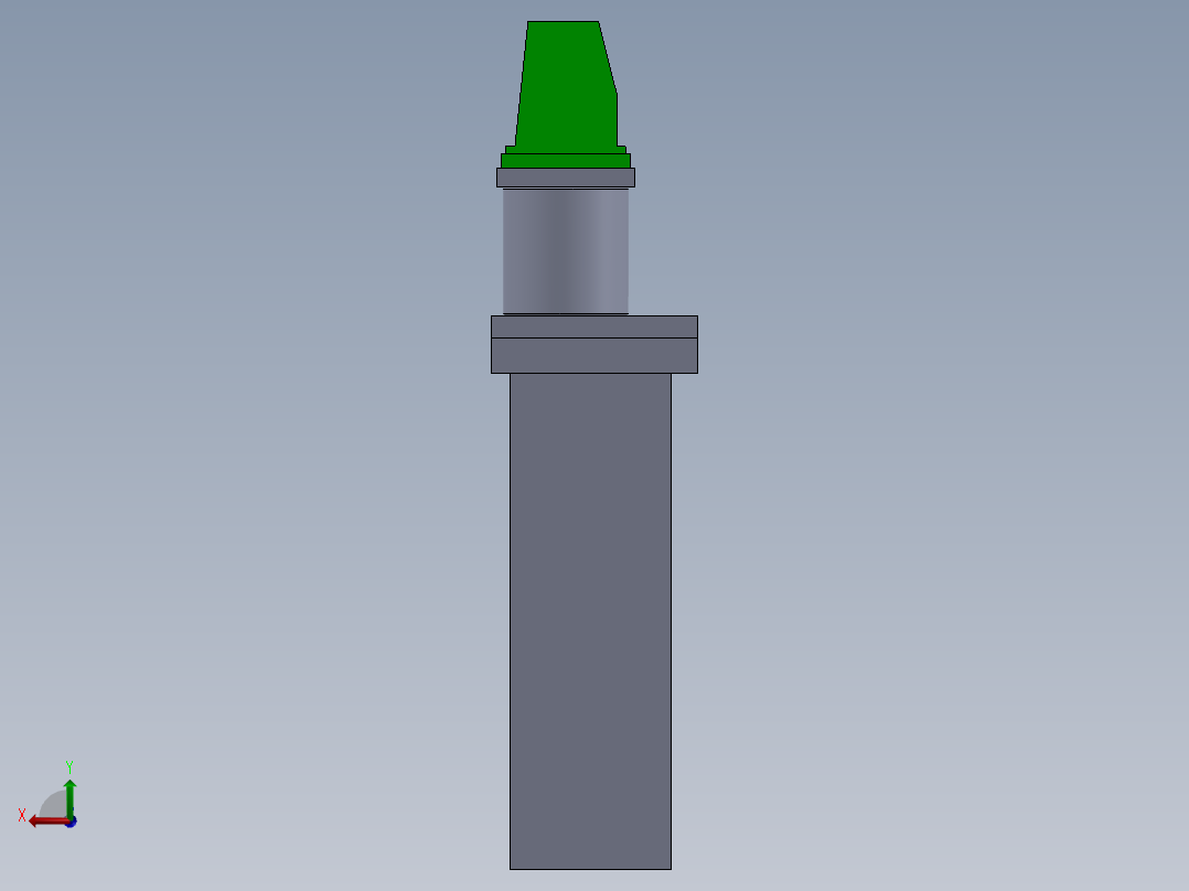 液压定制工件后视图