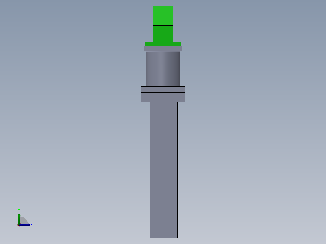 液压定制工件左视图