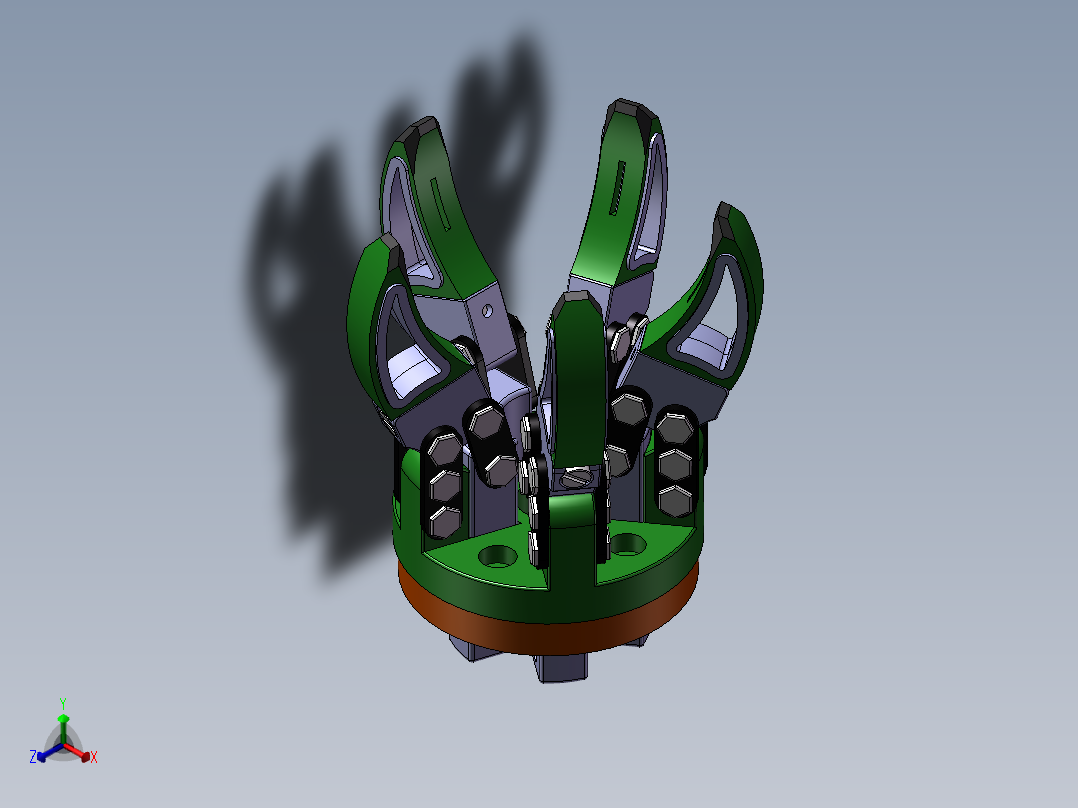Assembly Claw正等轴测图