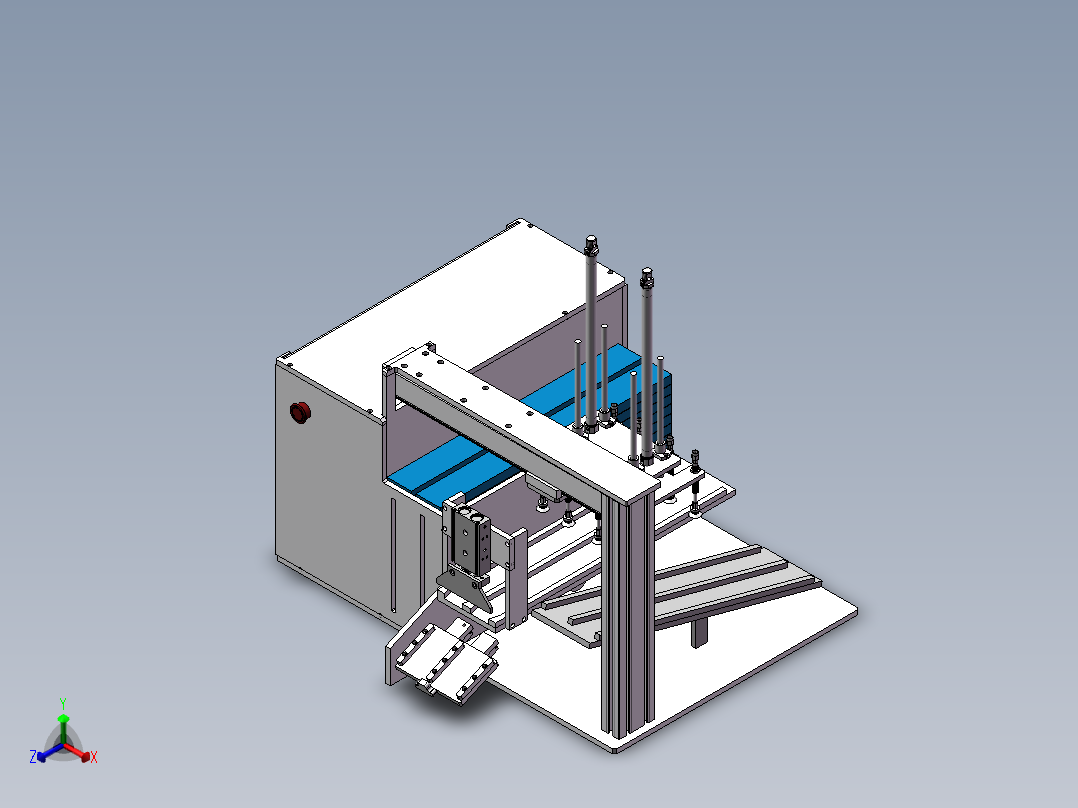 电子芯片上料8.16V4正等轴测图