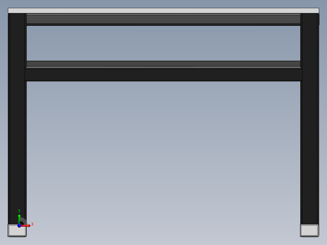 c台式桌子12前视图
