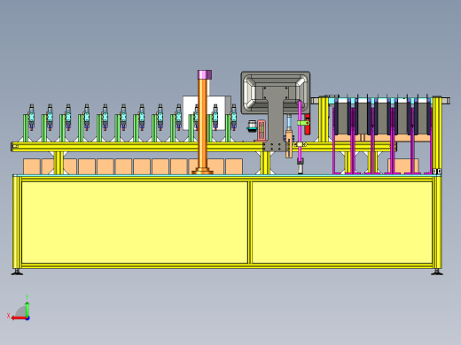 纸袋分页包装一体机（纸袋包装类产品分拣包装一体设备）后视缩略图