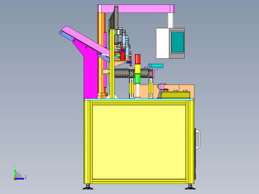 纸袋分页包装一体机（纸袋包装类产品分拣包装一体设备）左视缩略图