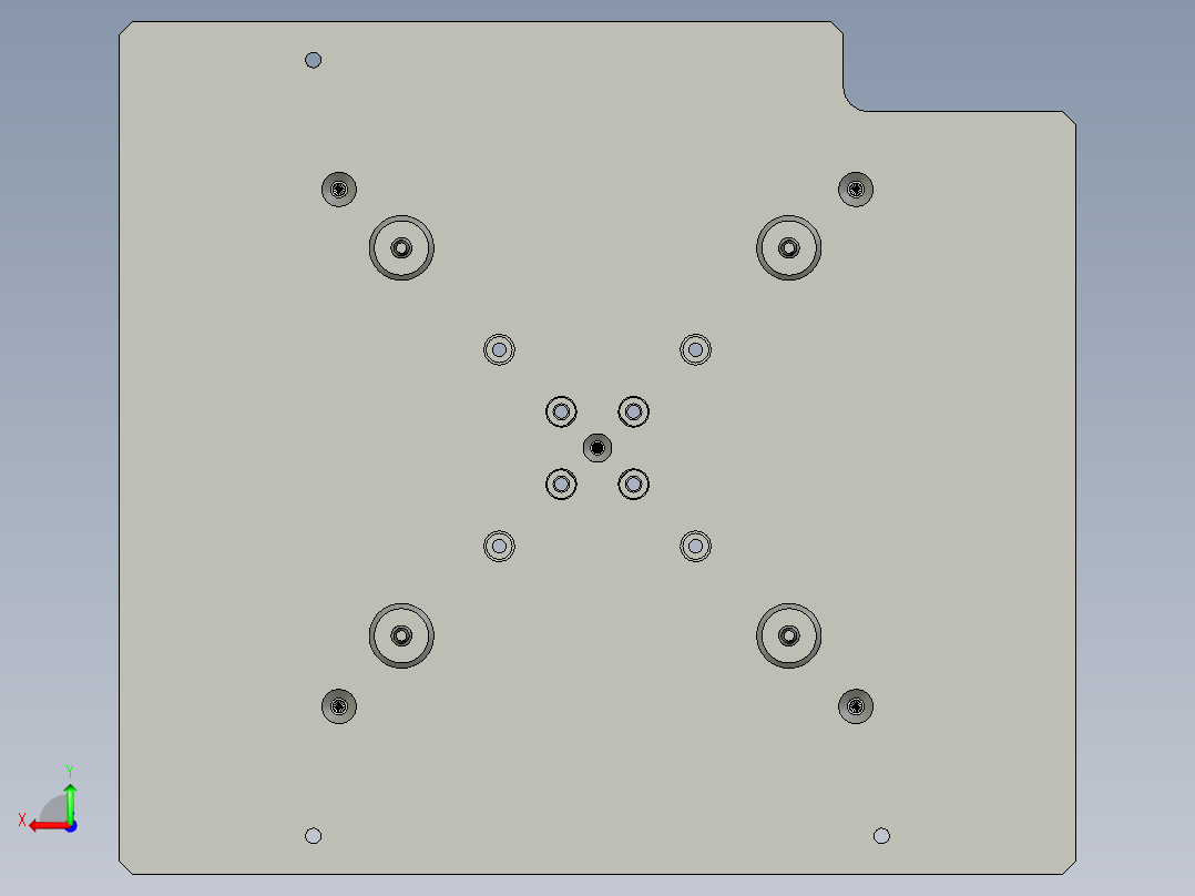 TBJ-顶升夹紧组后视图